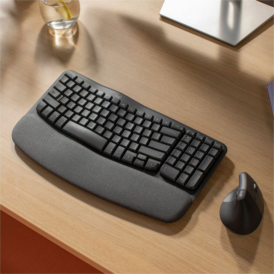 Logitech Wave Keys Keyboard, Black