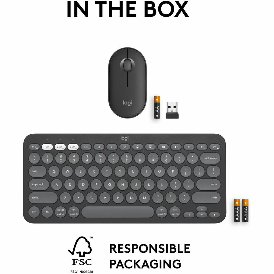 Logitech Pebble 2 Combo Keyboard & Mouse