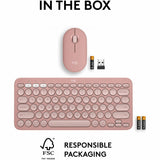 Logitech Pebble 2 Combo Wireless Keyboard & Mouse, Rose