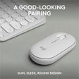Logitech Pebble 2 Combo Wireless Keyboard & Mouse, White