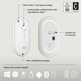 Logitech Pebble 2 Combo Wireless Keyboard & Mouse, White