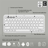 Logitech Pebble 2 Combo Clavier et Souris Sans Fil, Blanc