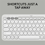 Logitech Pebble 2 Combo Wireless Keyboard & Mouse, White