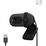 Webcam Logitech BRIO 100 - 2 mégapixels - 30 ips - Graphite - USB Type A