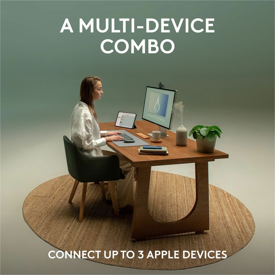 Ensemble clavier et souris sans fil Logitech Pebble 2 pour Mac