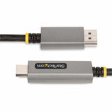 StarTech.com 6ft (2m) DisplayPort to HDMI Adapter Cable, 8K 60Hz, 4K 144Hz, HDR10, DP 1.4 to HDMI 2.1 Active Video Converter