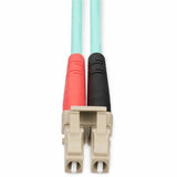 StarTech.com 20m (65ft) LC/UPC to LC/UPC OM4 Multimode Fiber Optic Cable, 50/125&micro;m, 100G, Low Insertion Loss, LSZH Fiber Jumper Cord