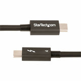 StarTech.com 1.6ft/50cm Thunderbolt 4 Cable, 40Gbps, 100W PD, 4K/8K Video, Intel-Certified, Compatible w/Thunderbolt 3/USB 3.2/DisplayPort