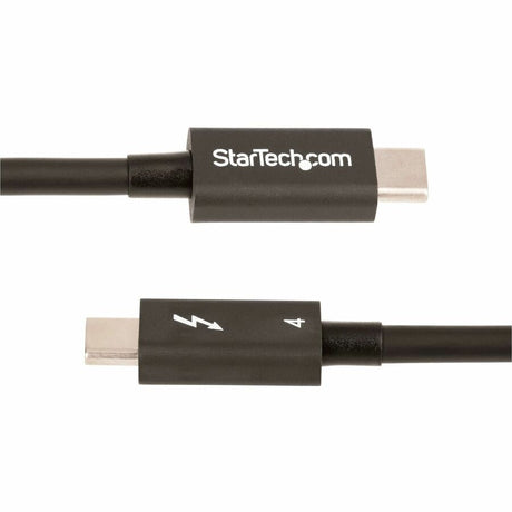 StarTech.com 1.6ft/50cm Thunderbolt 4 Cable, 40Gbps, 100W PD, 4K/8K Video, Intel-Certified, Compatible w/Thunderbolt 3/USB 3.2/DisplayPort