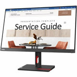 Lenovo ThinkVision S24i-30 24" Class Full HD LED Monitor - 16:9 - Raven Black