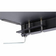 StarTech.com Steel Desk Corner Sleeve, For L-Shaped/Corner Desk, Up to 1.5in (38.1mm) Thick, Increase Space for Keyboard/Mouse, Desk Tray