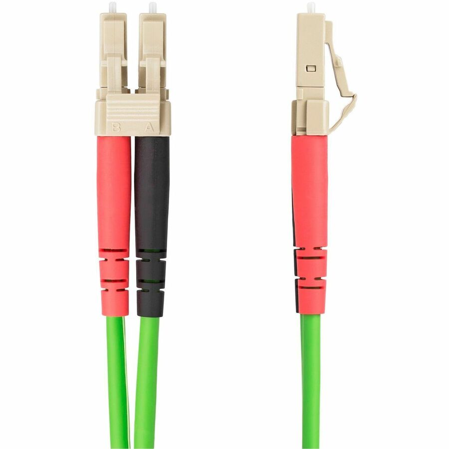 StarTech.com 7m (22.9ft) LC to LC (UPC) OM5 Multimode Fiber Optic Cable, 50/125&micro;m Duplex Zipcord, 40G/100G, LSZH Fiber Jumper Cord