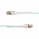 StarTech.com 5m (16.4ft) LC (UPC) OM4 Multimode Fiber Optic Cable w/Push Pull Tabs, 50/125&micro;m, 100G, Low Insertion Loss, LSZH Jumper Cord