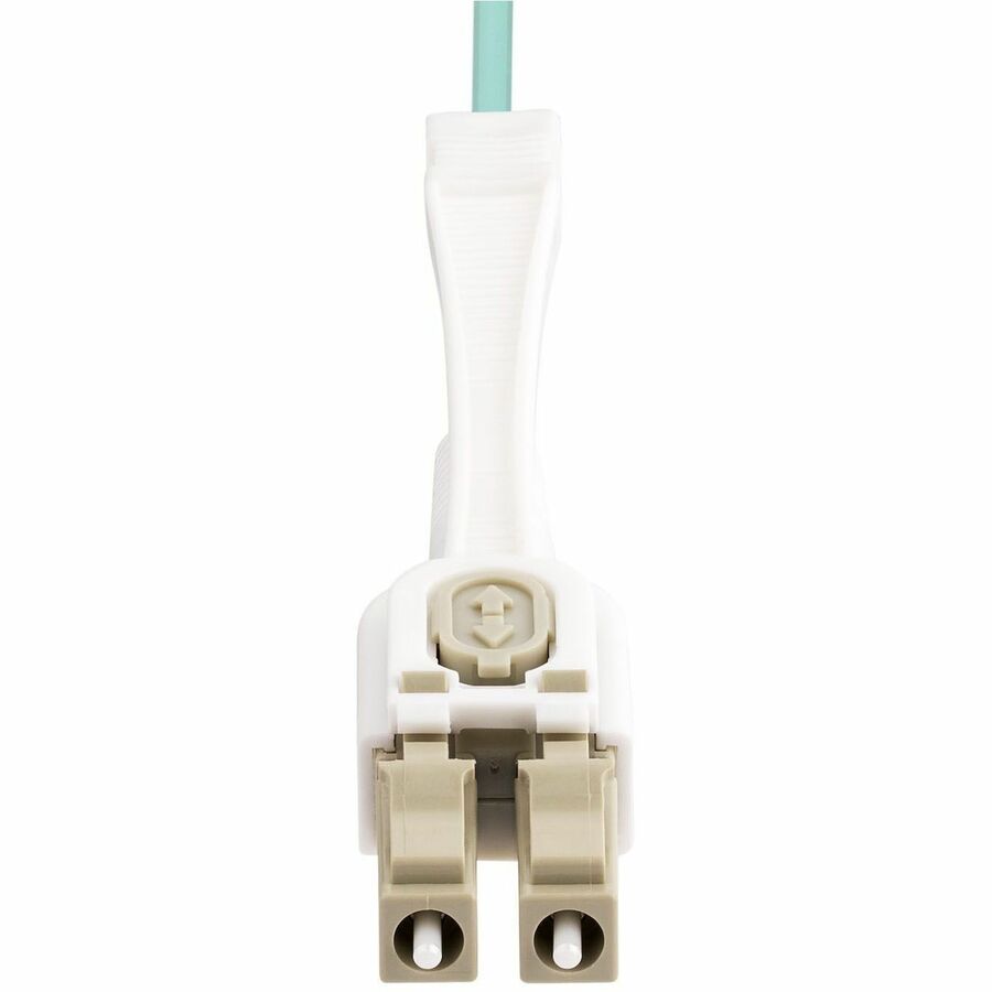 StarTech.com 3m (10ft) LC (UPC) OM4 Multimode Fiber Optic Cable w/Push Pull Tabs, 50/125, 100G, Low Insertion Loss, LSZH Fiber Jumper Cord