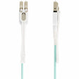 StarTech.com 3m (10ft) LC (UPC) OM4 Multimode Fiber Optic Cable w/Push Pull Tabs, 50/125, 100G, Low Insertion Loss, LSZH Fiber Jumper Cord