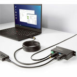 Hub USB géré StarTech.com 4 ports, boîtier industriel en métal robuste, protection contre les décharges électrostatiques et les surtensions, montage mural/de bureau/sur rail DIN, USB 5 Gbit/s
