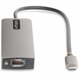 StarTech.com 3-Port USB-C Hub with 2.5 Gb Ethernet and 100W PD Passthrough - USB-C to 2x USB-A/1x USB-C, USB 3.2 10Gbps Type-C Adapter Hub
