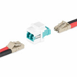 StarTech.com LC to LC Coupler, LC Fiber Coupler, LC/UPC Duplex Keystone Jack, Fiber Optic Keystone Coupler for Patch Panel