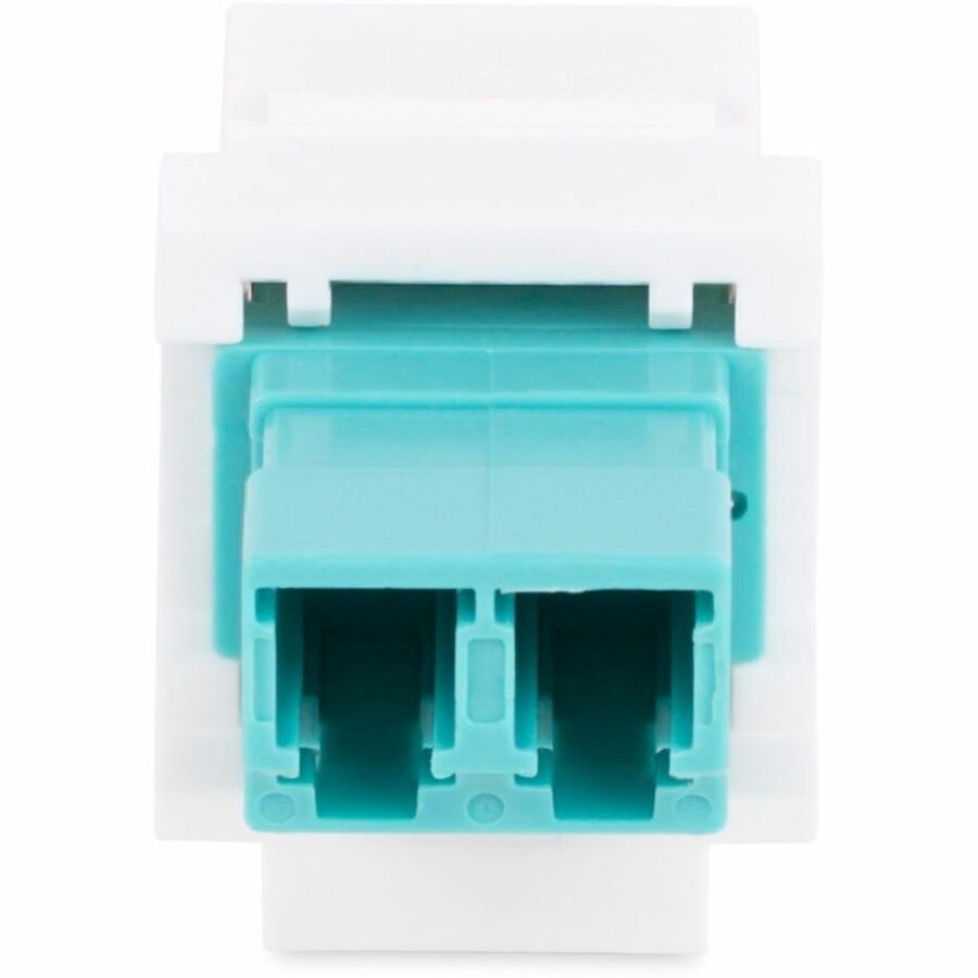 StarTech.com LC to LC Coupler, LC Fiber Coupler, LC/UPC Duplex Keystone Jack, Fiber Optic Keystone Coupler for Patch Panel