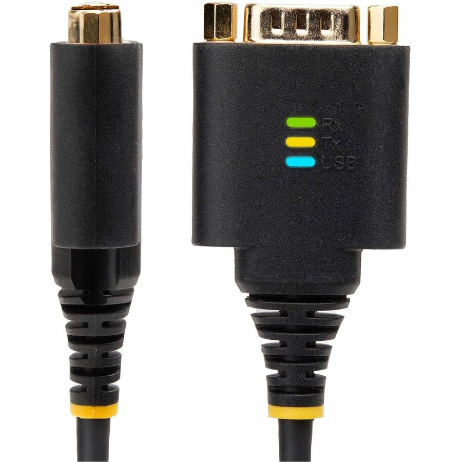 StarTech.com 2ft/60cm 2-Port USB to Serial Adapter Cable, COM Retention, FTDI, DB9 RS232, Changeable DB9 Screws/Nuts, Windows/macOS/Linux
