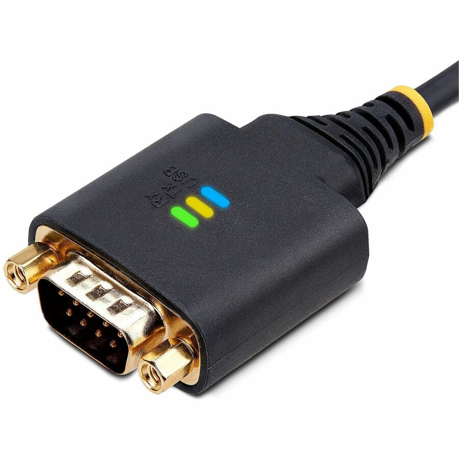 StarTech.com 2ft/60cm 2-Port USB to Serial Adapter Cable, COM Retention, FTDI, DB9 RS232, Changeable DB9 Screws/Nuts, Windows/macOS/Linux