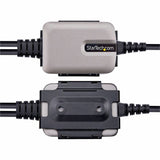 StarTech.com 2ft/60cm 2-Port USB to Serial Adapter Cable, COM Retention, FTDI, DB9 RS232, Changeable DB9 Screws/Nuts, Windows/macOS/Linux