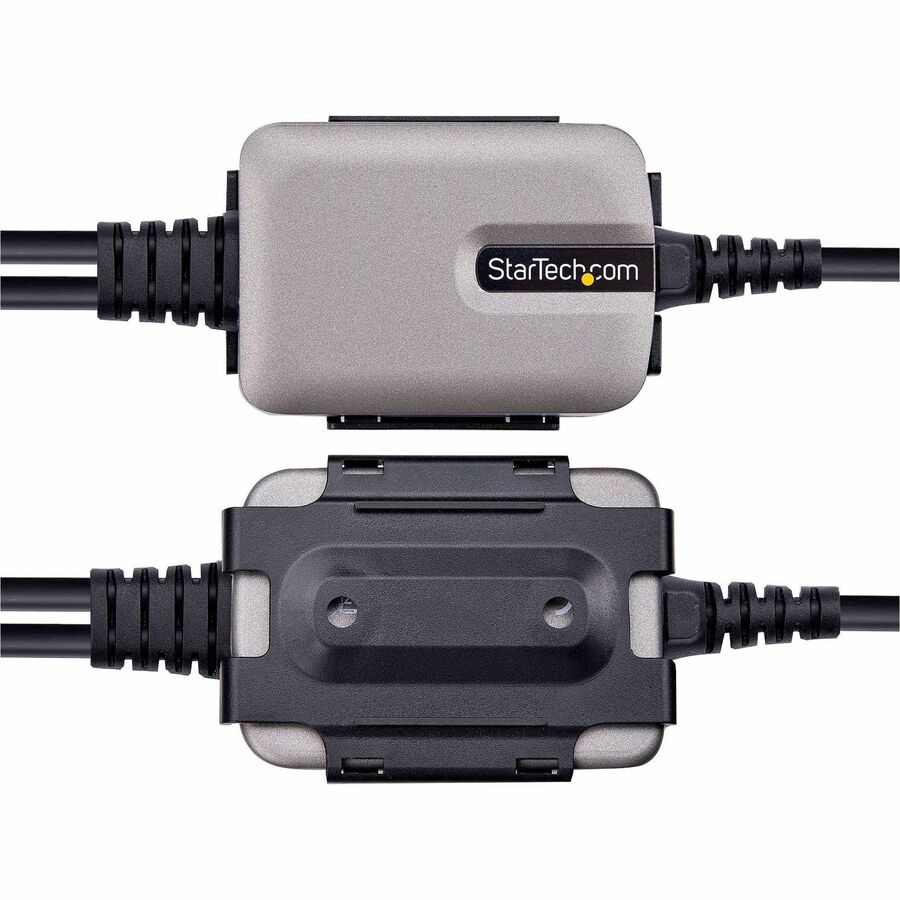 StarTech.com 13ft (4m) 2-Port USB to Serial Adapter Cable, COM Retention, FTDI, DB9 RS232, Changeable DB9 Screws/Nuts, Windows/macOS/Linux