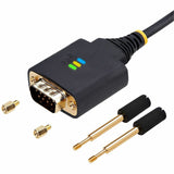 StarTech.com 13ft (4m) 2-Port USB to Serial Adapter Cable, COM Retention, FTDI, DB9 RS232, Changeable DB9 Screws/Nuts, Windows/macOS/Linux