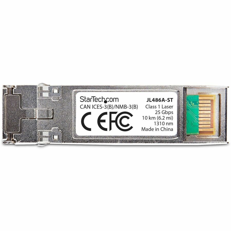 StarTech.com HPE JL486A Compatible SFP28 Module, 25GBase-LR, 25Gb Single Mode Fiber (SMF), LC Transceiver, 10km (6.2mi), DDM/DOM