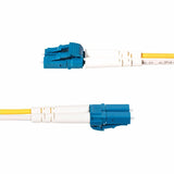 StarTech.com 3m (9.8ft) LC to SC (UPC) OS2 Single Mode Duplex Fiber Optic Cable, 9/125, 100G, Low Insertion Loss, LSZH Fiber Jumper Cord
