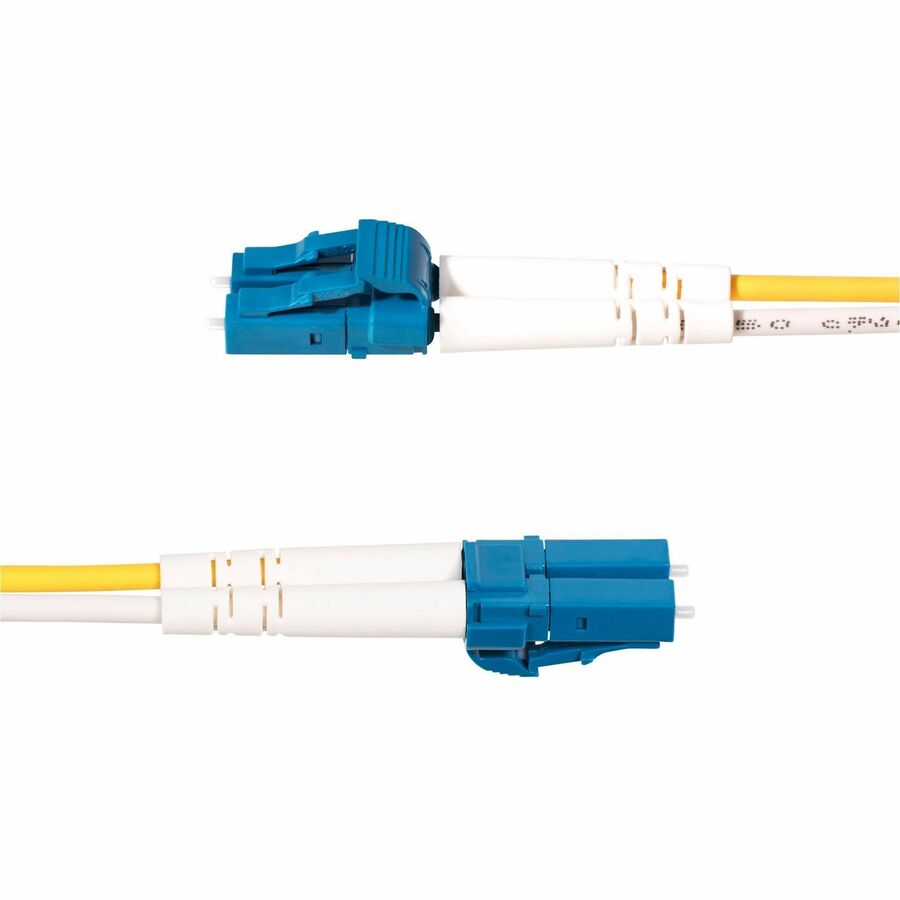 StarTech.com 1m (3.3ft) LC to SC (UPC) OS2 Single Mode Duplex Fiber Optic Cable, 9/125, 100G, Low Insertion Loss, LSZH Fiber Jumper Cord