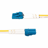 StarTech.com 15m (49.2ft) LC to SC (UPC) OS2 Single Mode Duplex Fiber Optic Cable, 9/125, 100G, Low Insertion Loss, LSZH Fiber Jumper Cord