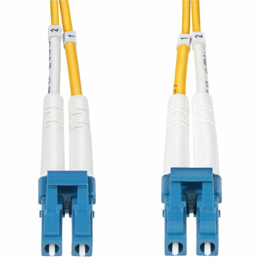 StarTech.com 30m (98.4ft) LC to LC (UPC) OS2 Single Mode Duplex Fiber Optic Cable, 9/125, 100G, Low Insertion Loss, LSZH Fiber Jumper Cord