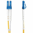 StarTech.com 50m (164ft) LC to LC (UPC) OS2 Single Mode Duplex Fiber Optic Cable, 9/125, 100G, Low Insertion Loss, LSZH Fiber Jumper Cord