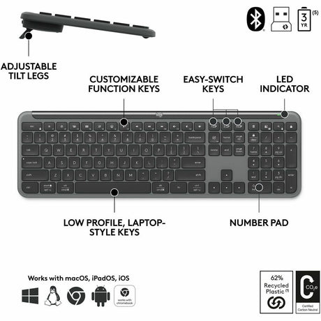 Logitech Signature Slim for Business MK955 Keyboard & Mouse