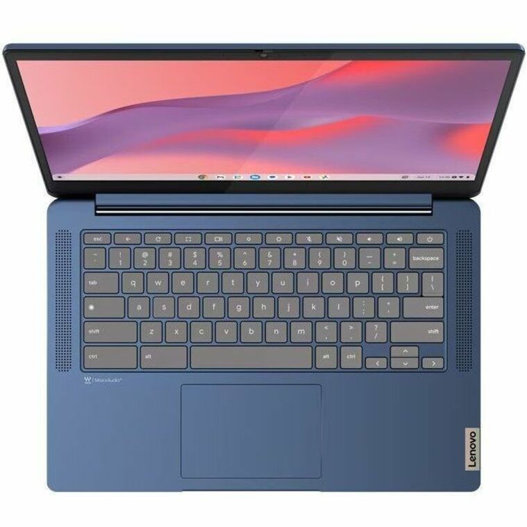 Lenovo IdeaPad Slim 3 14M868 82XJ003DCF 14" Touchscreen Chromebook - Full HD - Octa-core (ARM Cortex A76 + Cortex A55) - 4 GB - 128 GB Flash Memory - English, French Keyboard - Abyss Blue
