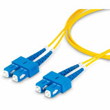 StarTech.com 2m (6.6ft) SC to SC (UPC) OS2 Single Mode Duplex Fiber Optic Cable, 9/125, 40G/100G, Low Insertion Loss, LSZH Jumper Cord