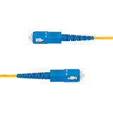 StarTech 2m LC to SC OS2 Single Mode Fiber Cable - 100Gbps, LSZH