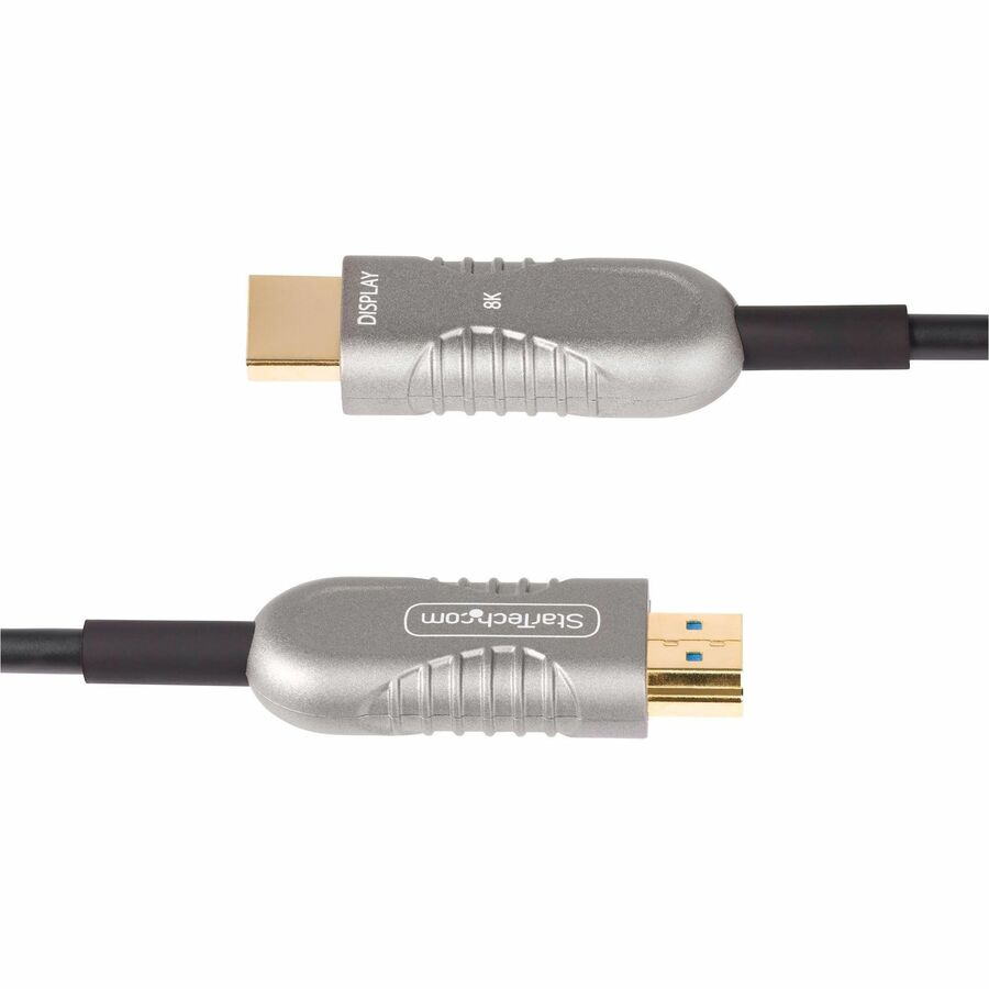 StarTech.com 50ft (15.2m) HDMI 2.1 Hybrid Active Optical Cable (AOC), CMP, Plenum Rated, 8K Ultra High Speed HDMI 2.1/2.0 Cable, 48Gbps