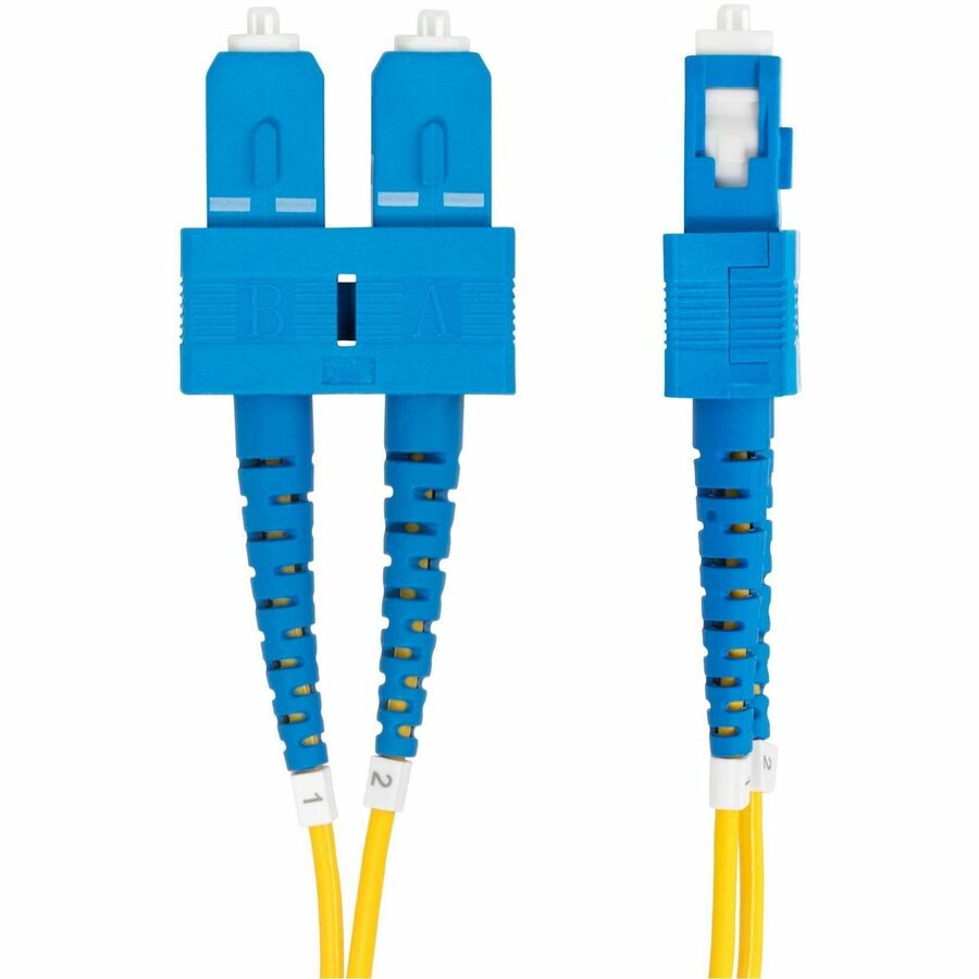 StarTech.com 10m(32.8ft) SC to SC(UPC) OS2 Single Mode Duplex Fiber Optic Cable