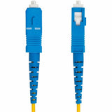 StarTech.com 15m (49.2ft) LC to SC (UPC) OS2 Single Mode Simplex Fiber Optic Cable, 9/125, 40G/100G, Low Insertion Loss, LSZH Jumper Cord