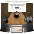 StarTech.com 4-Way Privacy Screen For 13-inch Surface Pro 8/9/X Laptop, For Portrait/Landscape, Touch-Enabled, +/- 30 Deg. View, Matte