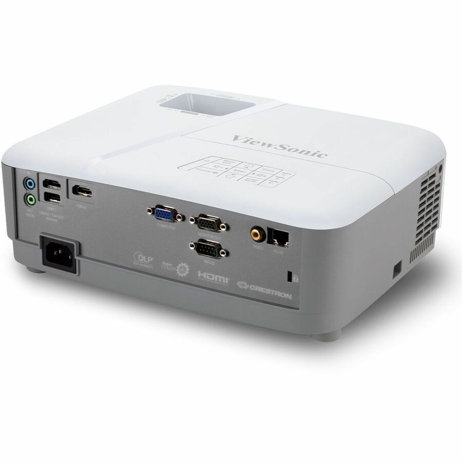 ViewSonic PA504W DLP Projector - 16:10 - Wall Mountable, Ceiling Mountable - White