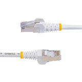 StarTech.com 20ft White CAT8 Ethernet Cable, Snagless RJ45, 25G/40G 2000MHz, 100W PoE, S/FTP, 26AWG Pure Bare Copper, LSZH Network Patch Cord