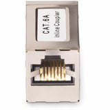 StarTech.com Shielded RJ45 Coupler, Inline Cat6a Coupler, Female to Female (F/F) T568B Pinout, Shielded Ethernet Cable Extension
