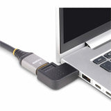StarTech.com Right Angle HDMI 2.0 Adapter, Male to Female, Horizontal 90-Degree Angled HDMI Port Saver, 4K 60Hz, High Speed HDMI Connector Extension