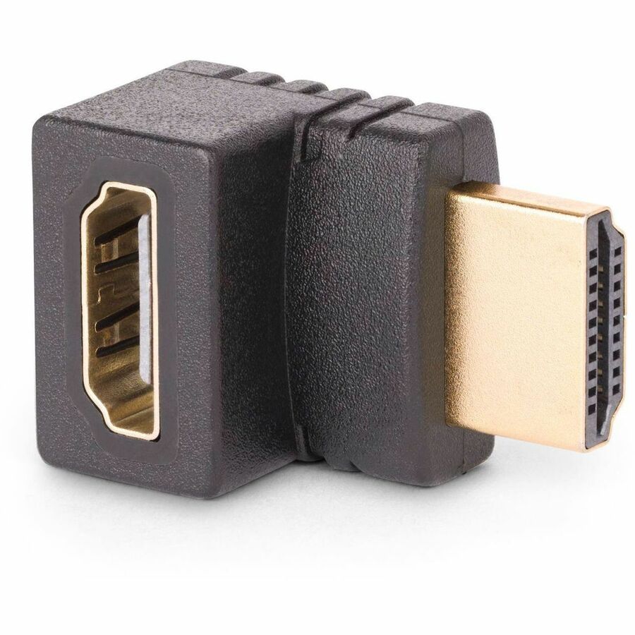 Adaptateur HDMI 2.0 coudé vers le bas StarTech.com, mâle vers femelle, protection de port HDMI coudée verticalement à 90 degrés, 4K 60 Hz, extension de connecteur HDMI haute vitesse