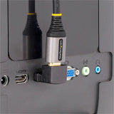 Adaptateur HDMI 2.0 coudé vers le bas StarTech.com, mâle vers femelle, protection de port HDMI coudée verticalement à 90 degrés, 4K 60 Hz, extension de connecteur HDMI haute vitesse