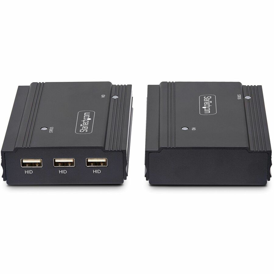 StarTech.com DisplayPort KVM Extender over Fiber Optic, 4K 60Hz, Console Extender Kit, Up to 984ft/300m (Multi-mode), 2x 10G SFP+ Modules