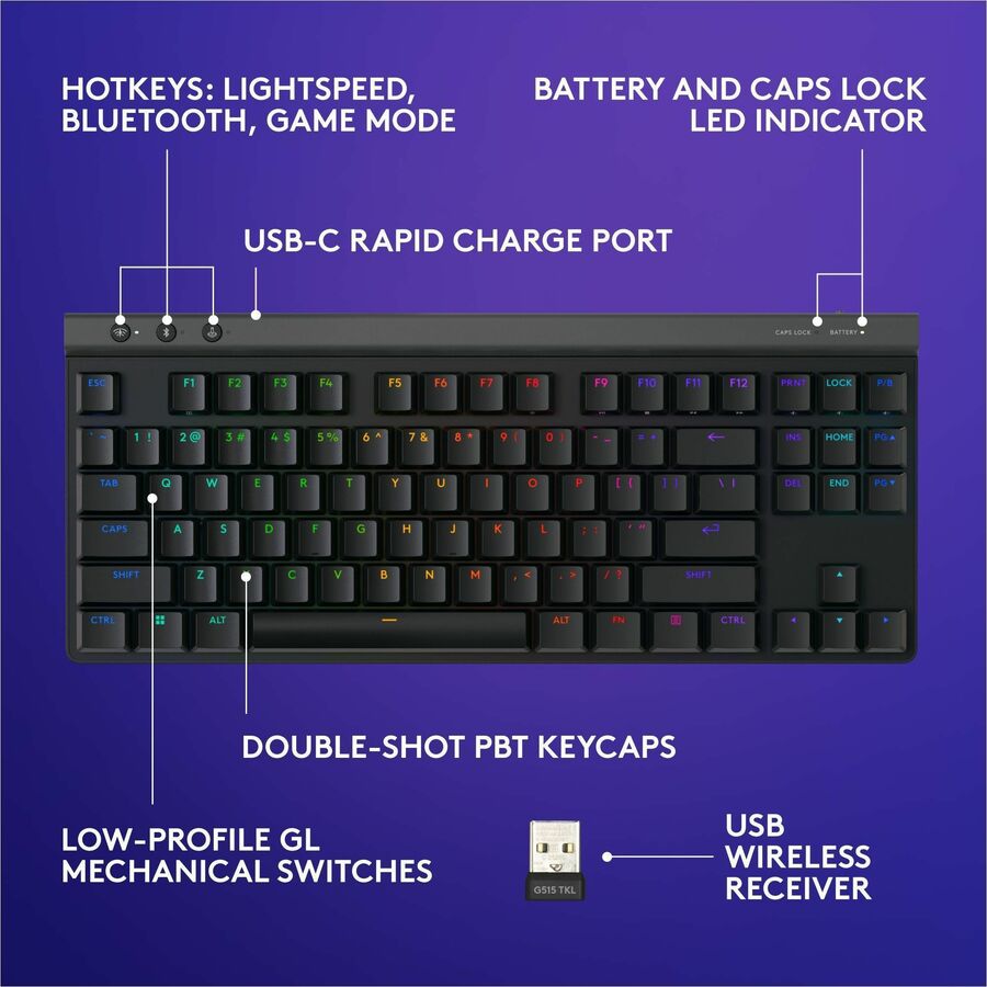 Logitech G515 Lightspeed TKL Gaming Keyboard